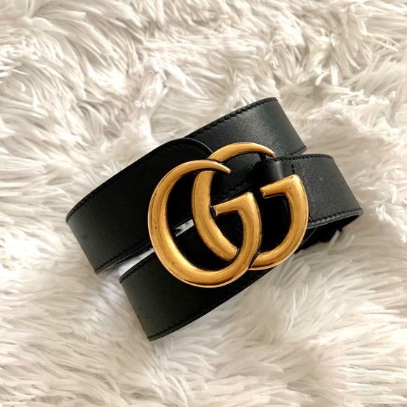 ✨double G Gucci Belt w/ dust bag + Gucci box